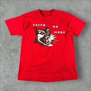 Vintage Faith‎ No More Shirt Mens Large Red 90s King For A Day Rock Band Rare